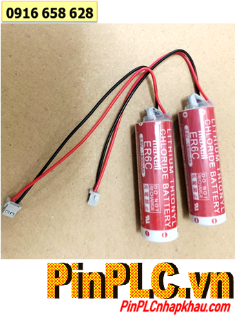 Maxell ER6C (Zắc TRẮNG nhỏ), Pin Maxell ER6C lithium 3.6v AA 1800mAh _Xuất xứ NHẬT